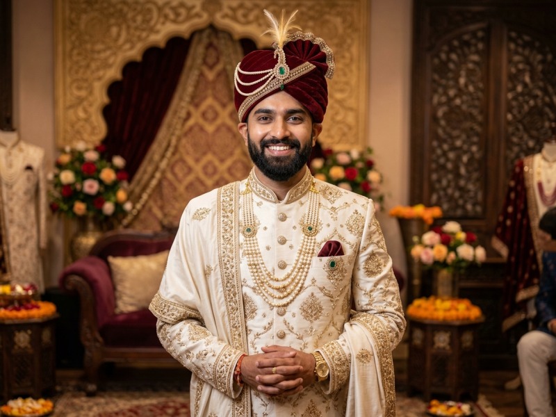 Groom Royale Wedding Day Transformation